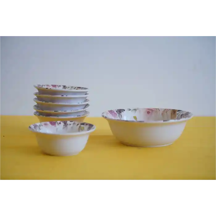 Dijital Baskılı 7li Çerezlik Kase