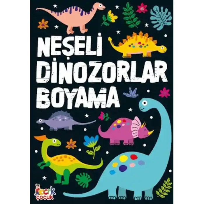 Neşeli Dinozorlar Boyama