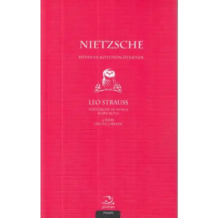 Nietzsche-İyinin ve Kötünün Ötesinde