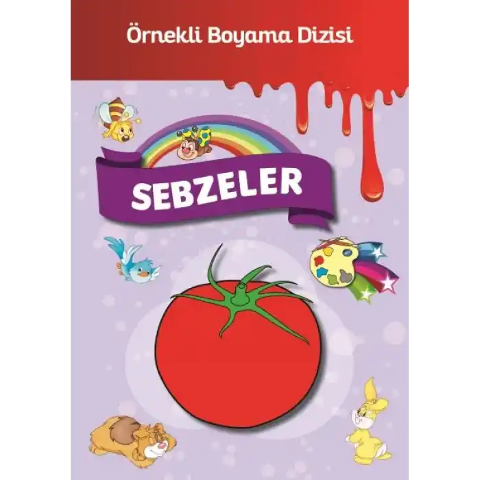 Örnekli Boyama - Sebzeler