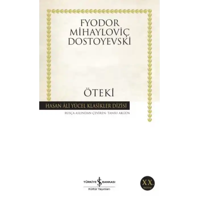 Öteki - Hasan Ali Yücel Klasikleri