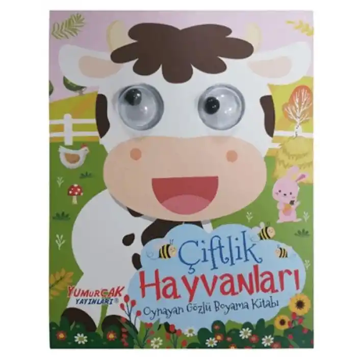 Oynayan Gözlü Boyama Kitabı – Çiftlik Hayvanları