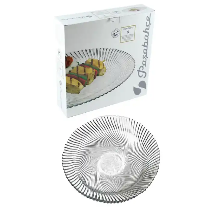 Paşabahçe 10271 Marmara Servis Tabağı 6 Lı 24.5 Cm