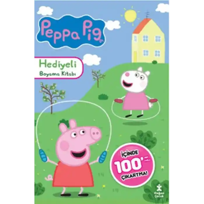 Peppa Pig 100+ Çıkartma Hediyeli Boyama Kitabı