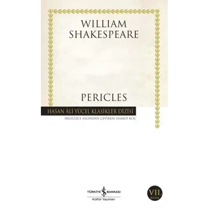 Pericles - Hasan Ali Yücel Klasikleri