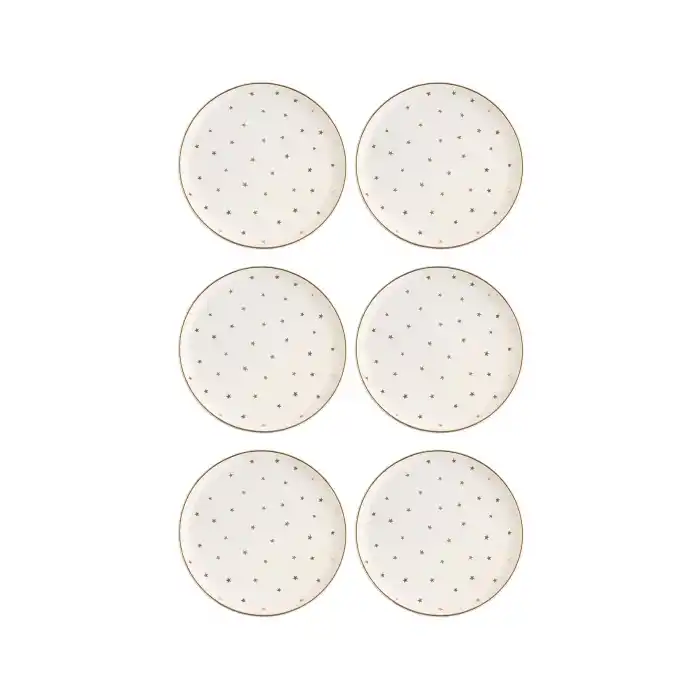 Porland Forest Düz Tabak 20cm 6lı