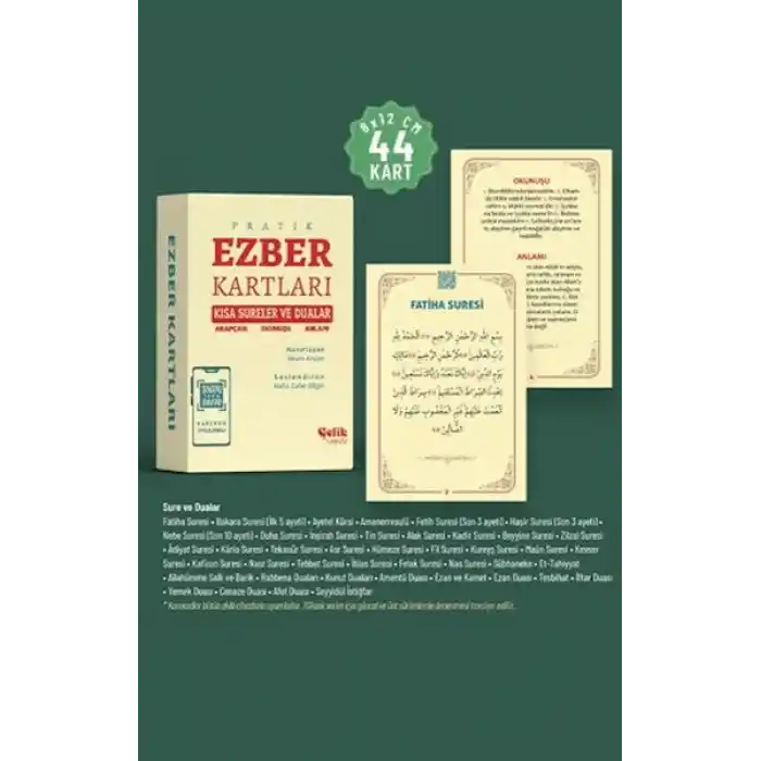 Pratik Ezber Kartları Kısa Sureler ve Dualar