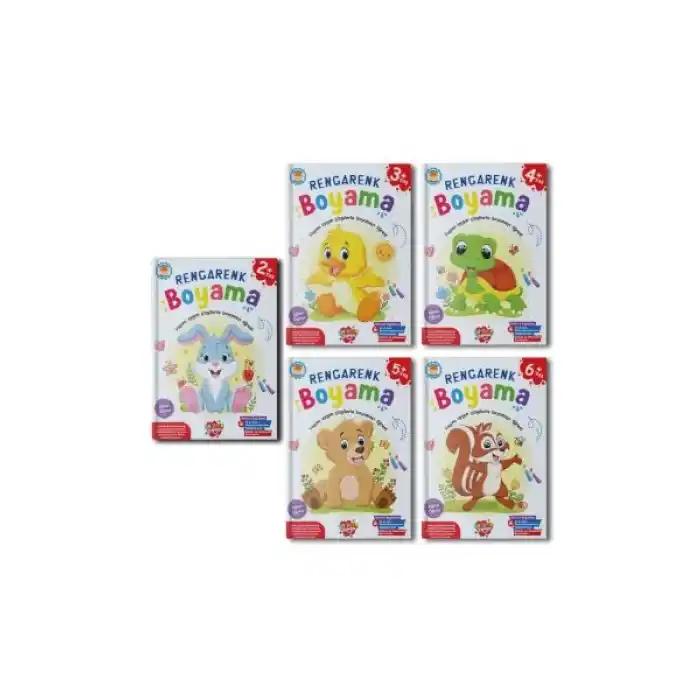 Rengarenk Boyama 10 set+1 set (55 Kitap)