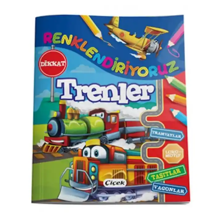 Renklendiriyoruz - Trenler
