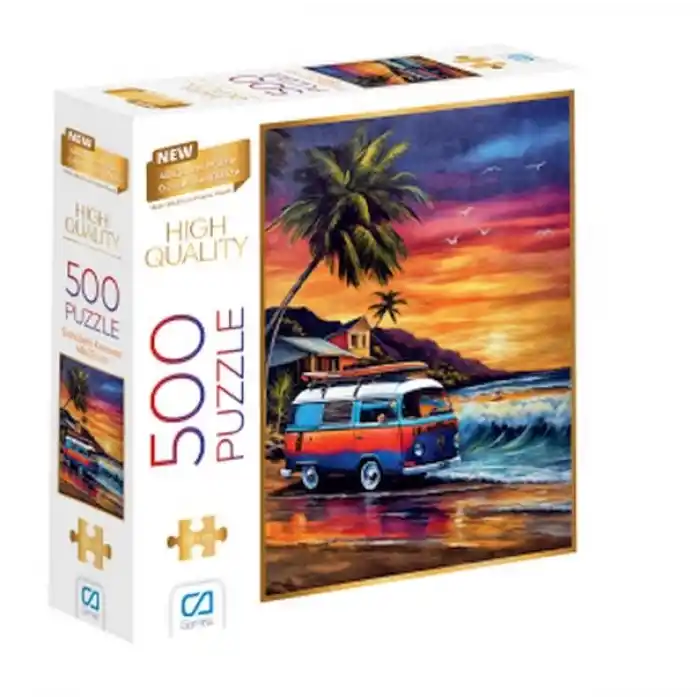 Sahildeki Karavan Puzzle 500