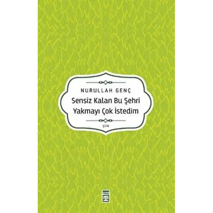 Sensiz Kalan Bu Şehri Yakmayı Çok İstedim