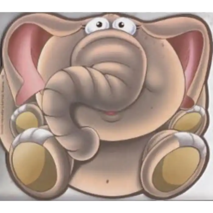 Sevimli Hayvanlar Çıkartmalı Boyama Fil