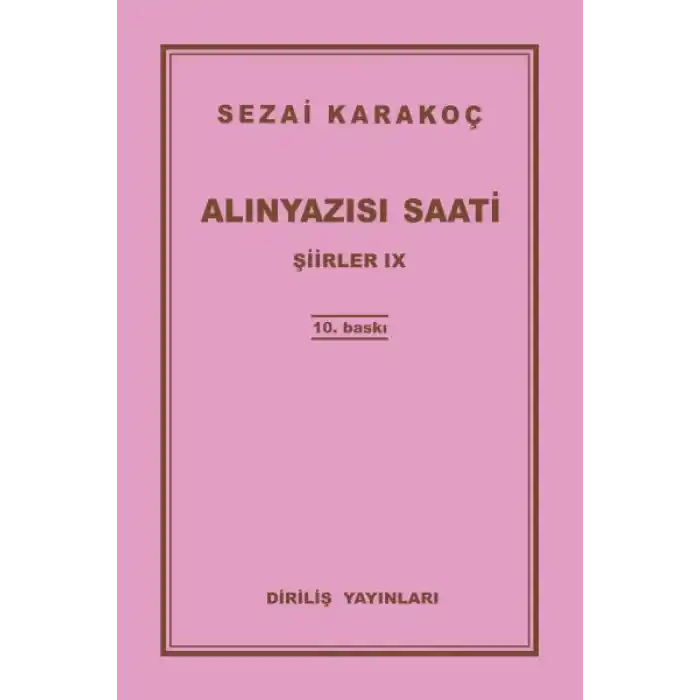 Şiirler 9 - Alınyazısı Saati