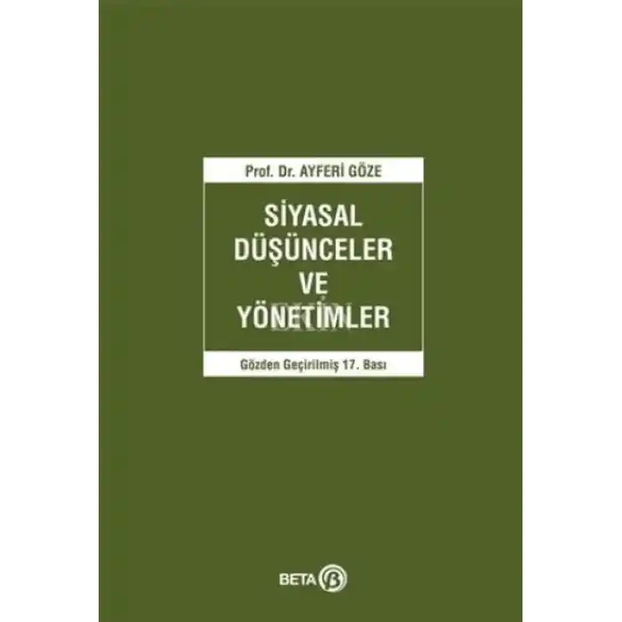 Siyasal Düşünceler ve Yönetimler