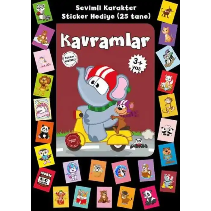 Stickerlı 3+ Yaş Kavramlar