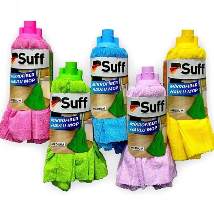 Suff Mikrofiber Havlu Mop Medium Mix Renk