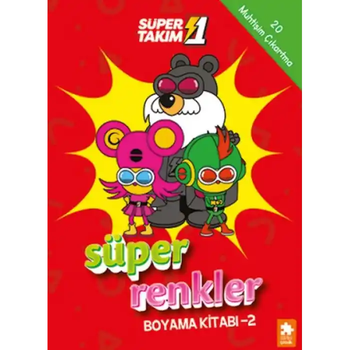 Süper 1 Takım Süper Renkler Boyama Kitabı - 2