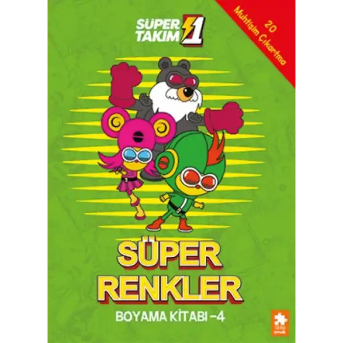 Süper 1 Takım Süper Renkler Boyama Kitabı - 4