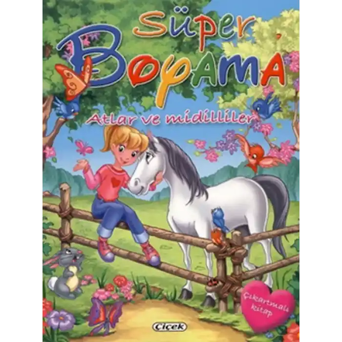 Süper Boyama  Atlar Ve Midilliler