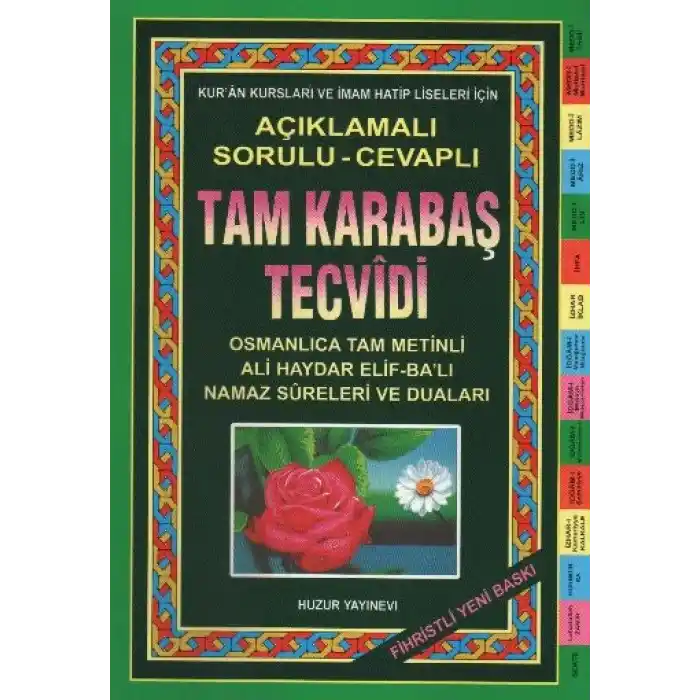 Tam Karabaş Tecvidi Fihristli (Kod 034)