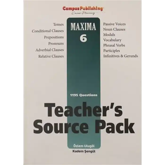 Teachers Source Pack - Maxima 6