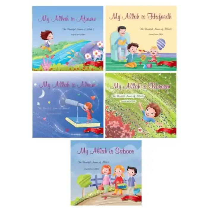 The Beautiful Names Of Allah 2 - 5 Book Set