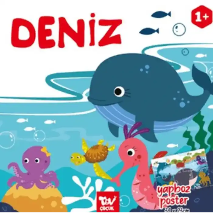 Yapboz Poster Kitap Deniz
