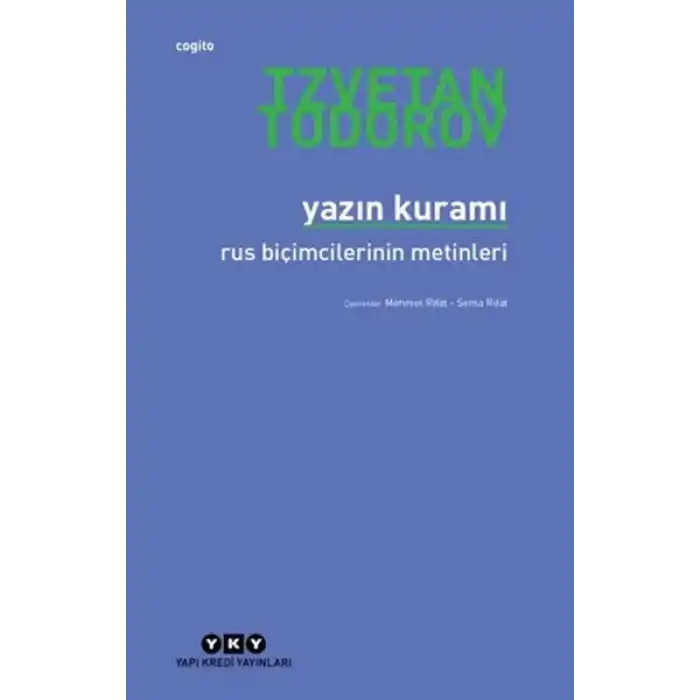 Yazın Kuramı Ve Rus Biçimcileri