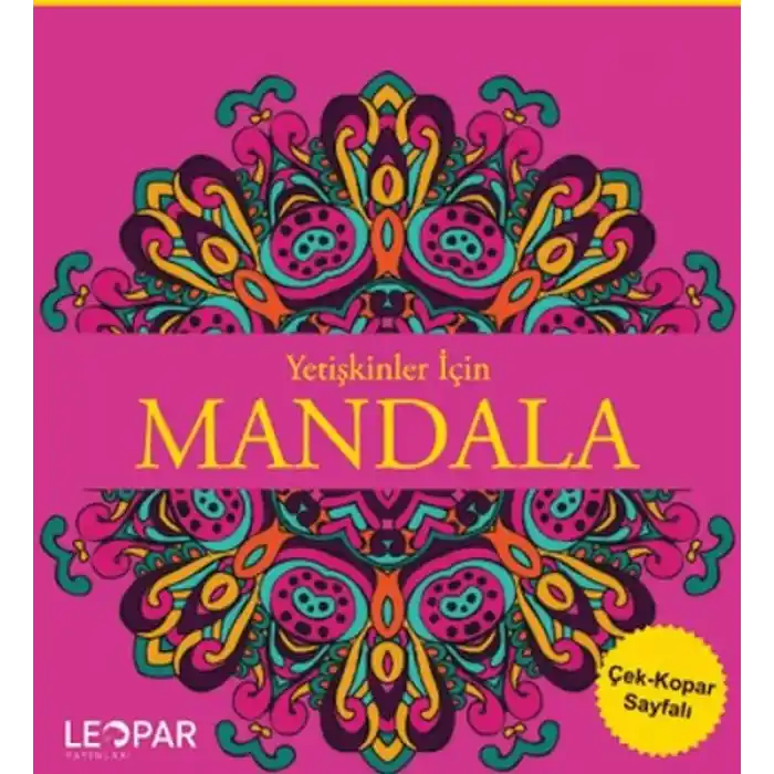 Yetişkinler İçin Mandala - Pembe