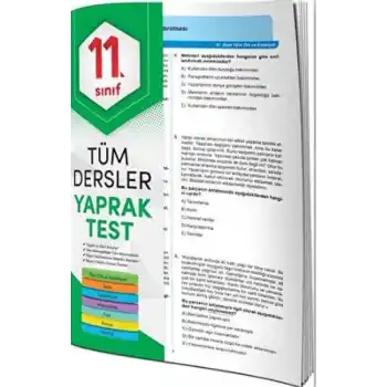 11. Sınıf Tüm Dersler Yaprak Test