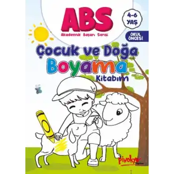 ABS 4-6 Yaş Çocuk ve Doğa Boyama Kitabım