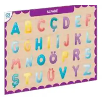 Ahşap Alfabe Eğitici Set