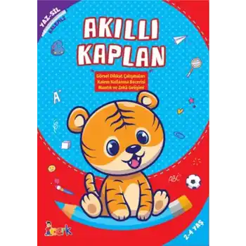 Akıllı Kaplan - Yaz-Sil-Kalemli