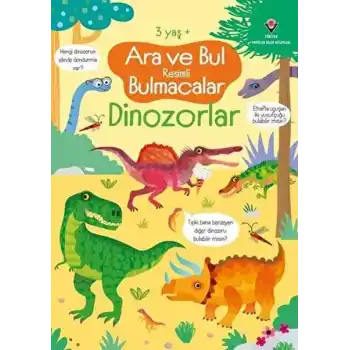 Ara ve Bul Resimli Bulmacalar - Dinozorlar
