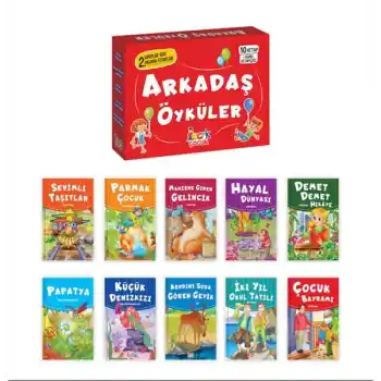 Arkadaş Öyküler - (10 Kitap+Soru Kitapçığı)