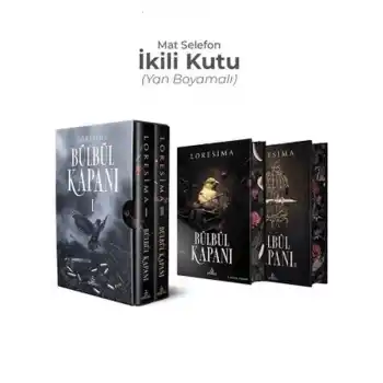 Bülbül Kapanı İkili Kutu - Yan Boyamalı