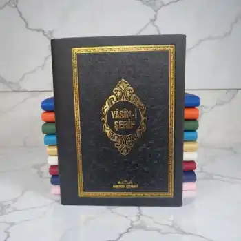 Çanta  Boy Termoderi Kapaklı 128 Sayfa Yasin Siyah