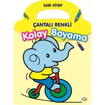 Çantalı Renkli Kolay Boyama- Sarı Kitap
