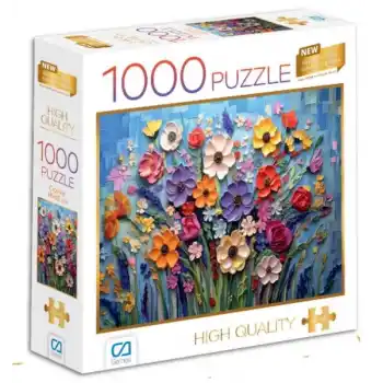 Çiçekler Puzzle 1000