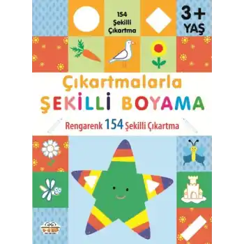 Çıkartmalarla Şekilli Boyama 3 Yaş Üstü