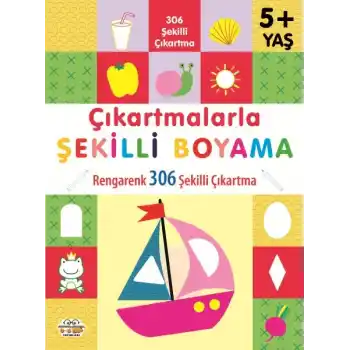 Çıkartmalarla Şekilli Boyama 5 Yaş Üstü