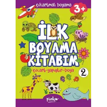 Çıkartmalı İlk Boyama Kitabım 3+ Yaş-2