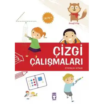Çizgi Çalışmaları Etkinlik Kitabı (36 Ay)