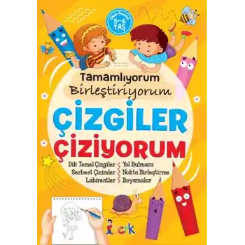 Çizgiler Çiziyorum - Tamamlıyorum Birleştiriyorum