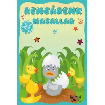 Çocuklar için Hayal ve Odak Geliştirici Rengarenk Masallar Turkuaz Kitap