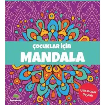 Çocuklar için Mandala - Mor