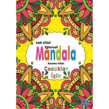 Çocuklar İçin Mandala Sarı