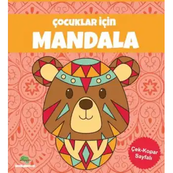 Çocuklar İçin Mandala - Turuncu