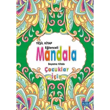 Çocuklar İçin Mandala Yeşil