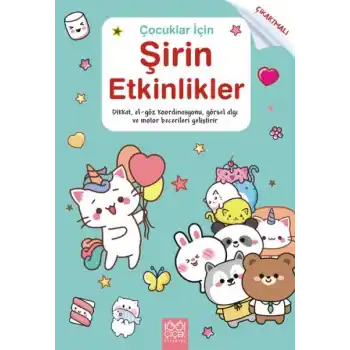 Çocuklar için Şirin Etkinlikler - Çıkartmalı